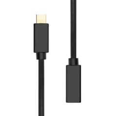 ProXtend USB-C Extension Black 1M - High-Quality, Durable USB-C Cable | USBC-EX-001